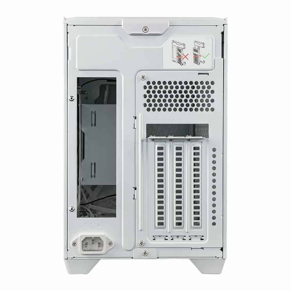 (image for) Cooler Master MasterBox NR200P V2 Mini-ITX Tempered Glass PC Gaming Case White